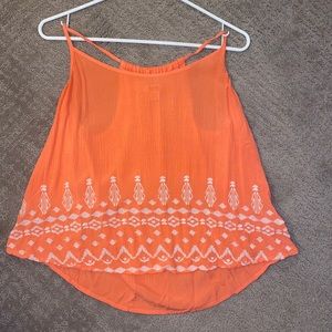 Coral summer tank